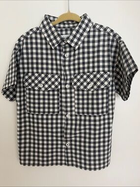 Boys button down short sleeve shirt